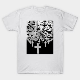 The Victims Have Been Bled (B&W) T-Shirt